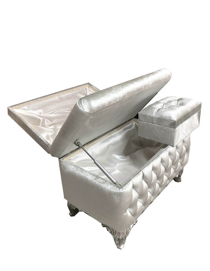 Amortisörlü Çift Katlı Gelin Çeyiz Sandığı