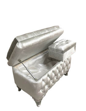 Amortisörlü Çift Katlı Gelin Çeyiz Sandığı