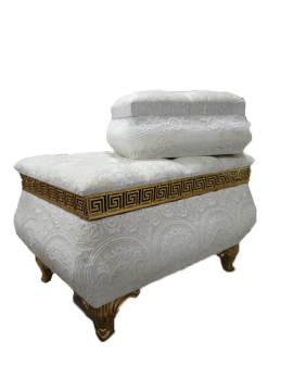 Versace Desenli Fransız Güpürlü Gelin Sandığı