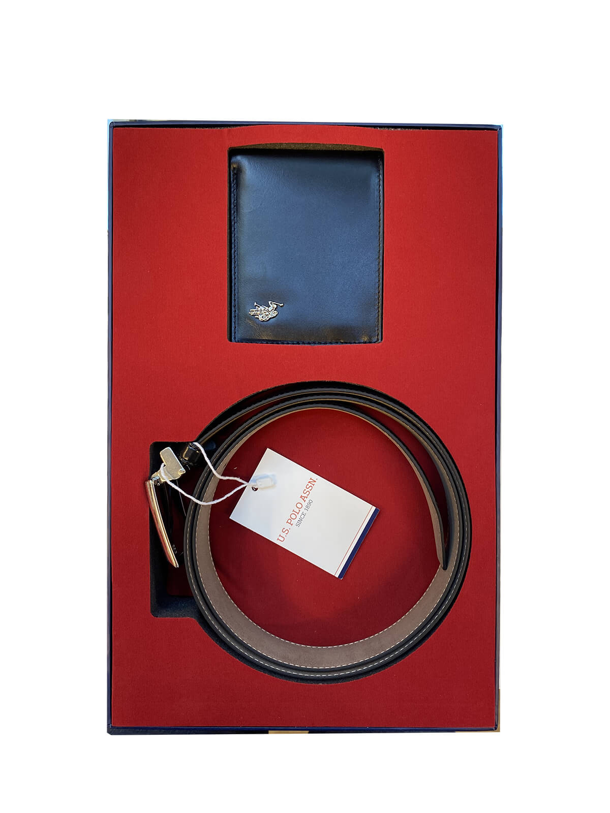 U.S. Polo Kemer Cüzdan Set