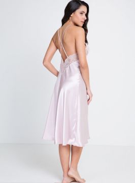 Pierre Cardin 4370 Saten 2'li Gecelik Sabahlık Set