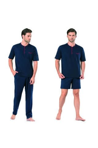 Pierre Cardin 5370 Yazlık 3 Parça Pijama Takımı