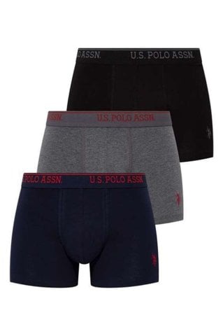 U.S. Polo 80097 3'lü Boxer
