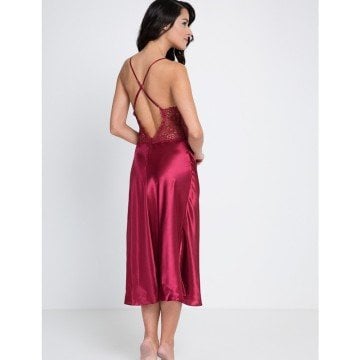 Saten Altılı Gelin Çeyiz Seti - 6620 Bordo