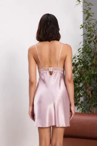 Saten Altılı Gelin Çeyiz Seti - 6035 Rose
