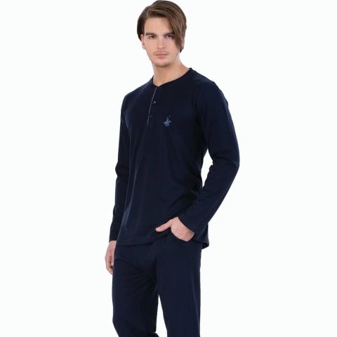 Yorkshire Polo 881 Erkek 2'li Pijama Takımı