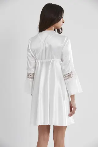 Saten Altılı Gelin Çeyiz Seti - 6325 Ekru