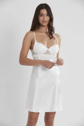Saten Altılı Gelin Çeyiz Seti - 6325 Ekru