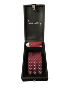 Pierre Cardin Özel İsimli Kravat Mendil Set