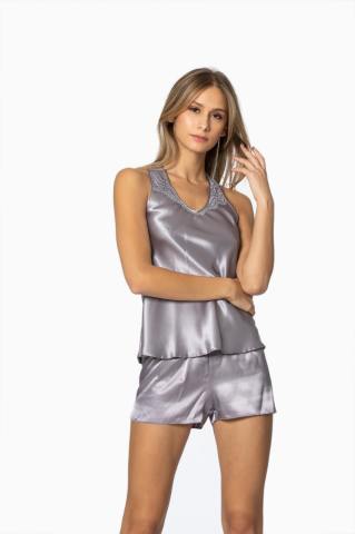 Pierre Cardin 6010 6'lı Saten Gecelik Sabahlık Çeyiz Seti