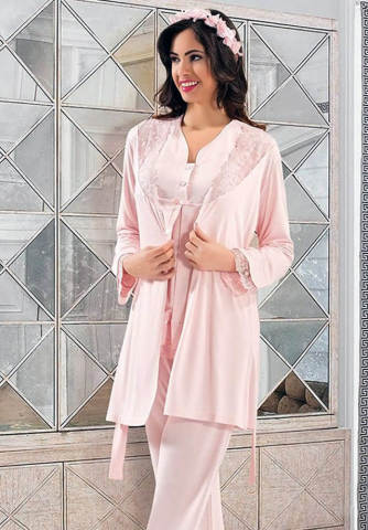 XSES 2190 Lohusa 3'lü Pijama Takımı