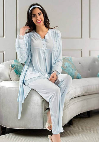 XSES 2190 Lohusa 3'lü Pijama Takımı